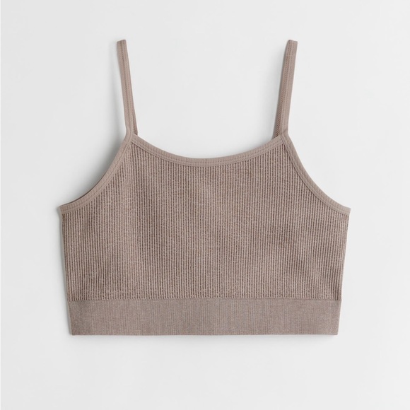 H&M Ribbed Seamless Crop Top - Picture 1 of 5